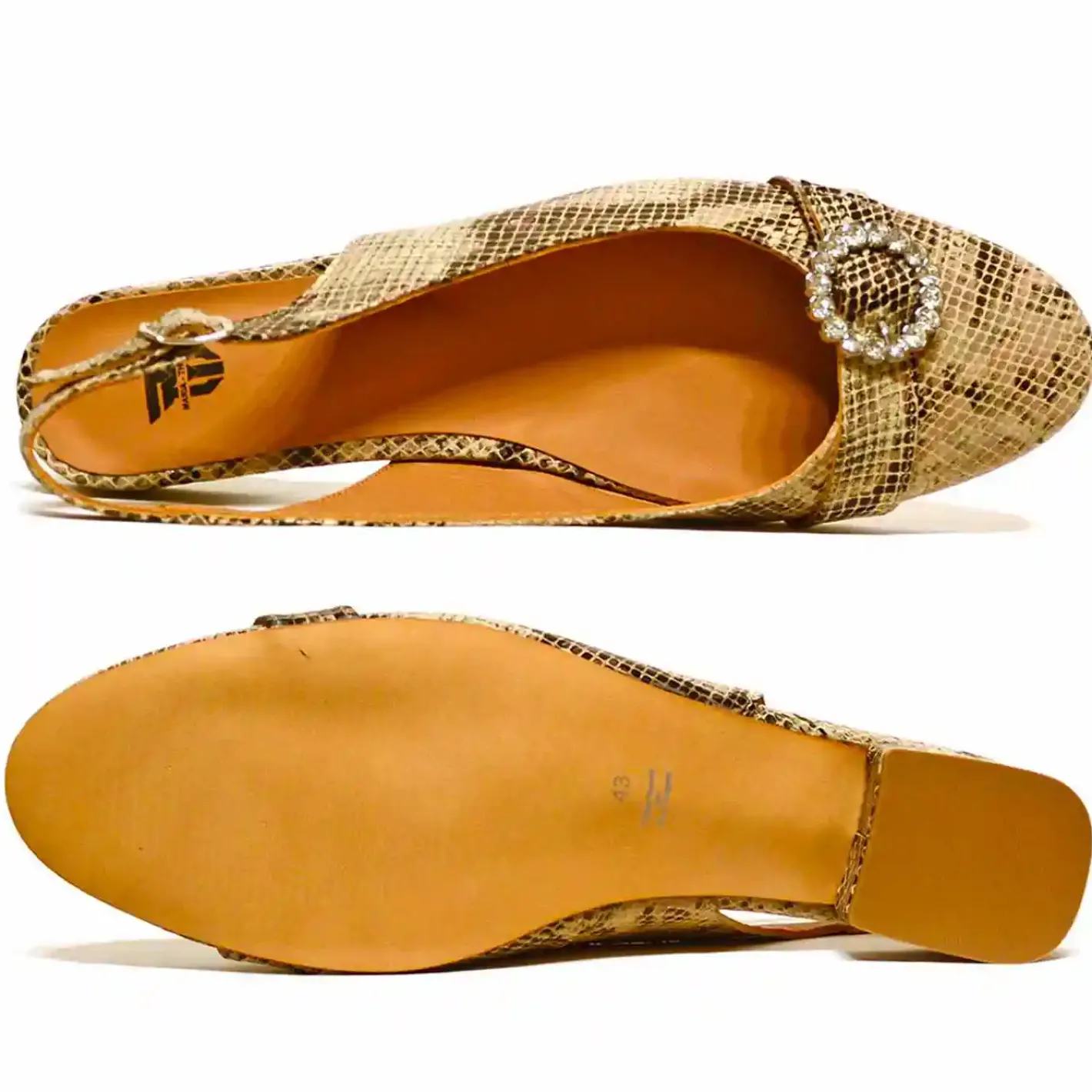 Sacapuce ALENA serpent marron