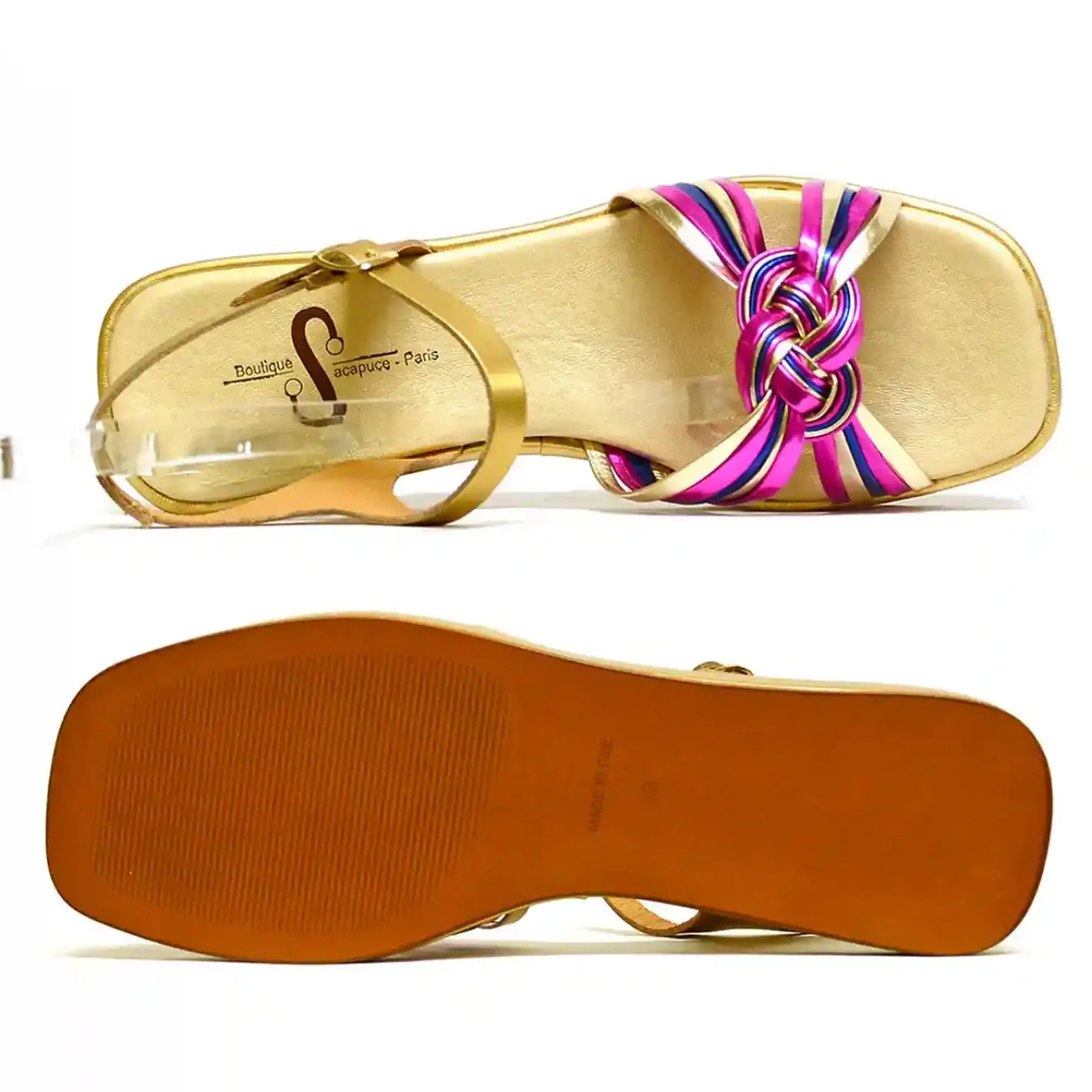 Sacapuce ANGELINA multicolore platine