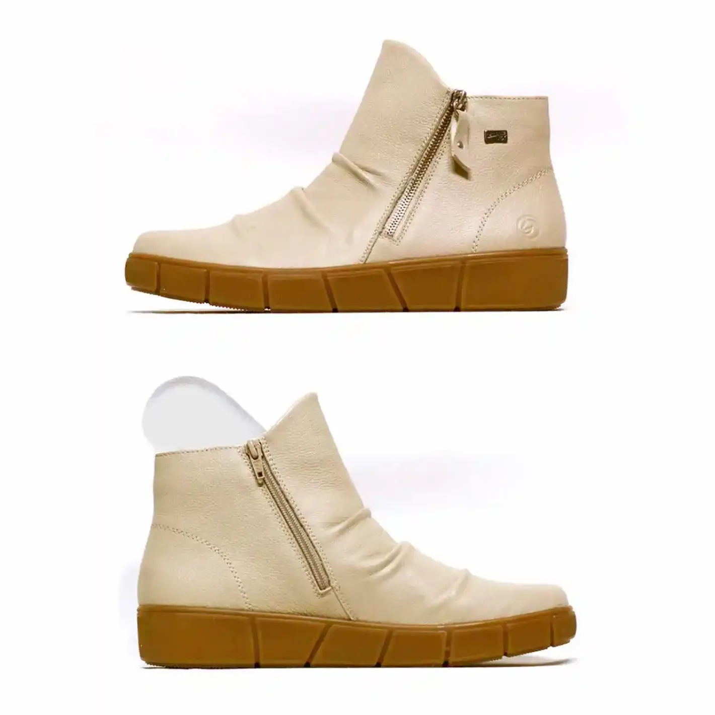 Sacapuce ANTONIA cuir beige
