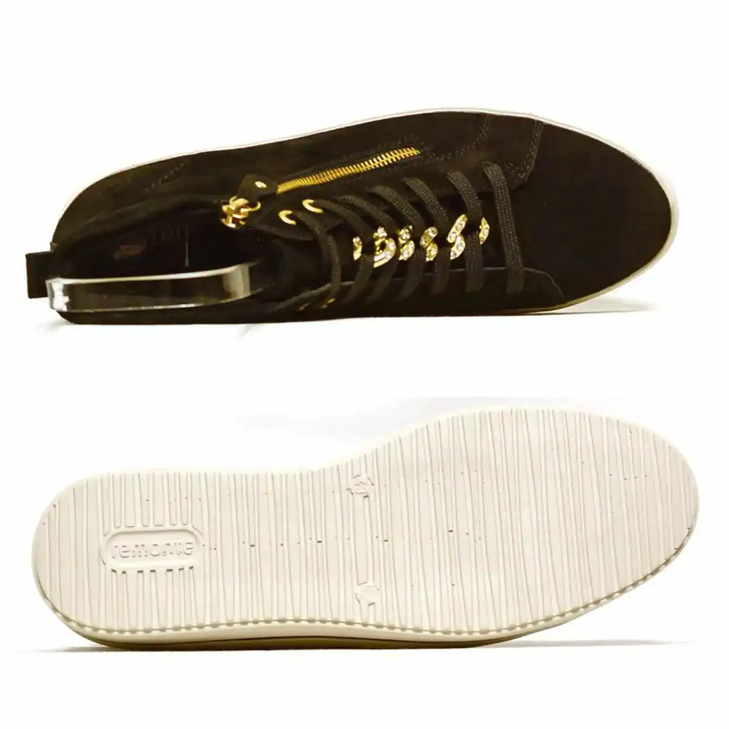 Sacapuce BEKI cuir velours noir