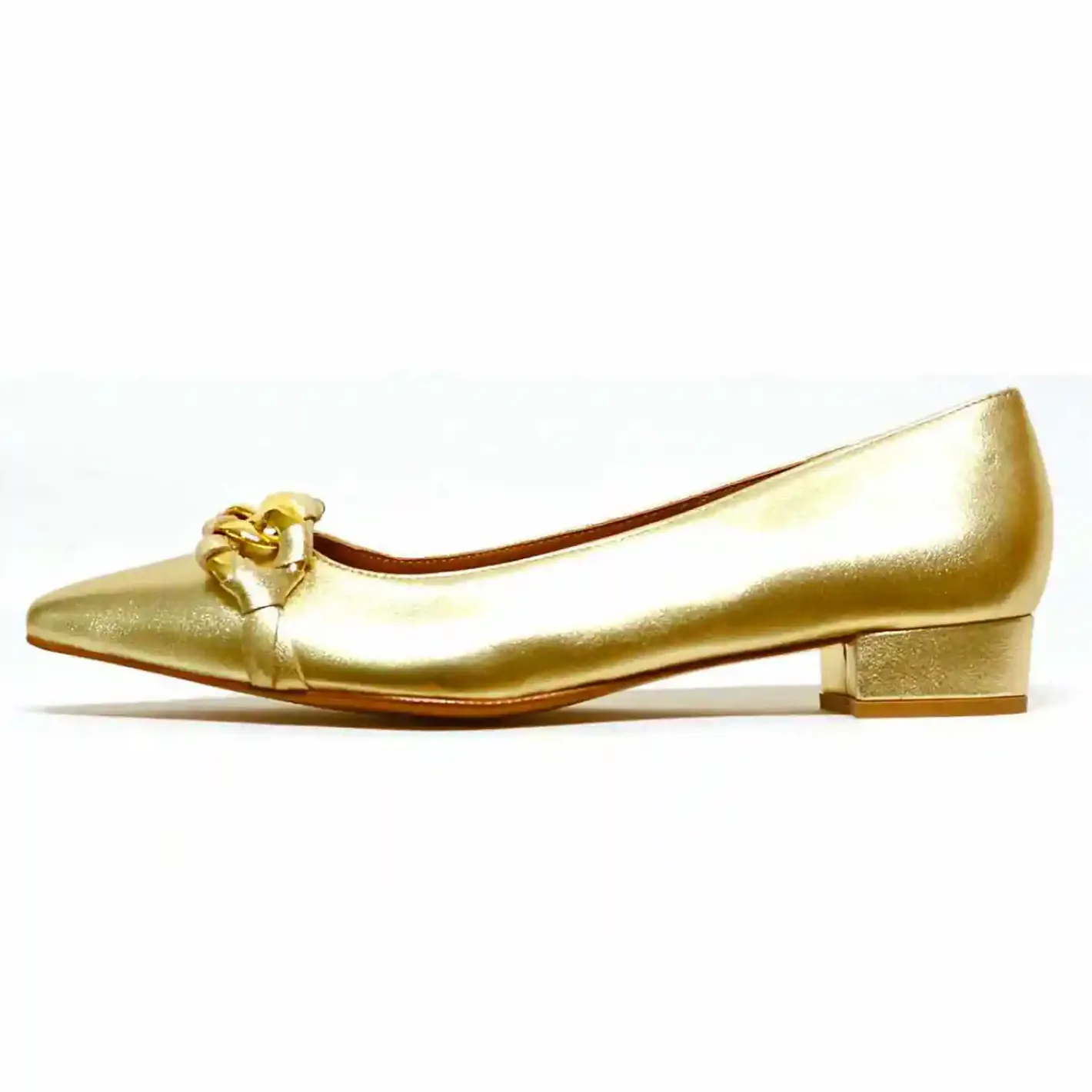 Sacapuce BILBAO cuir or