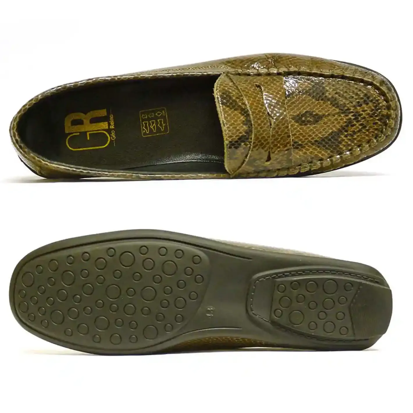 Sacapuce CABRA serpent marron
