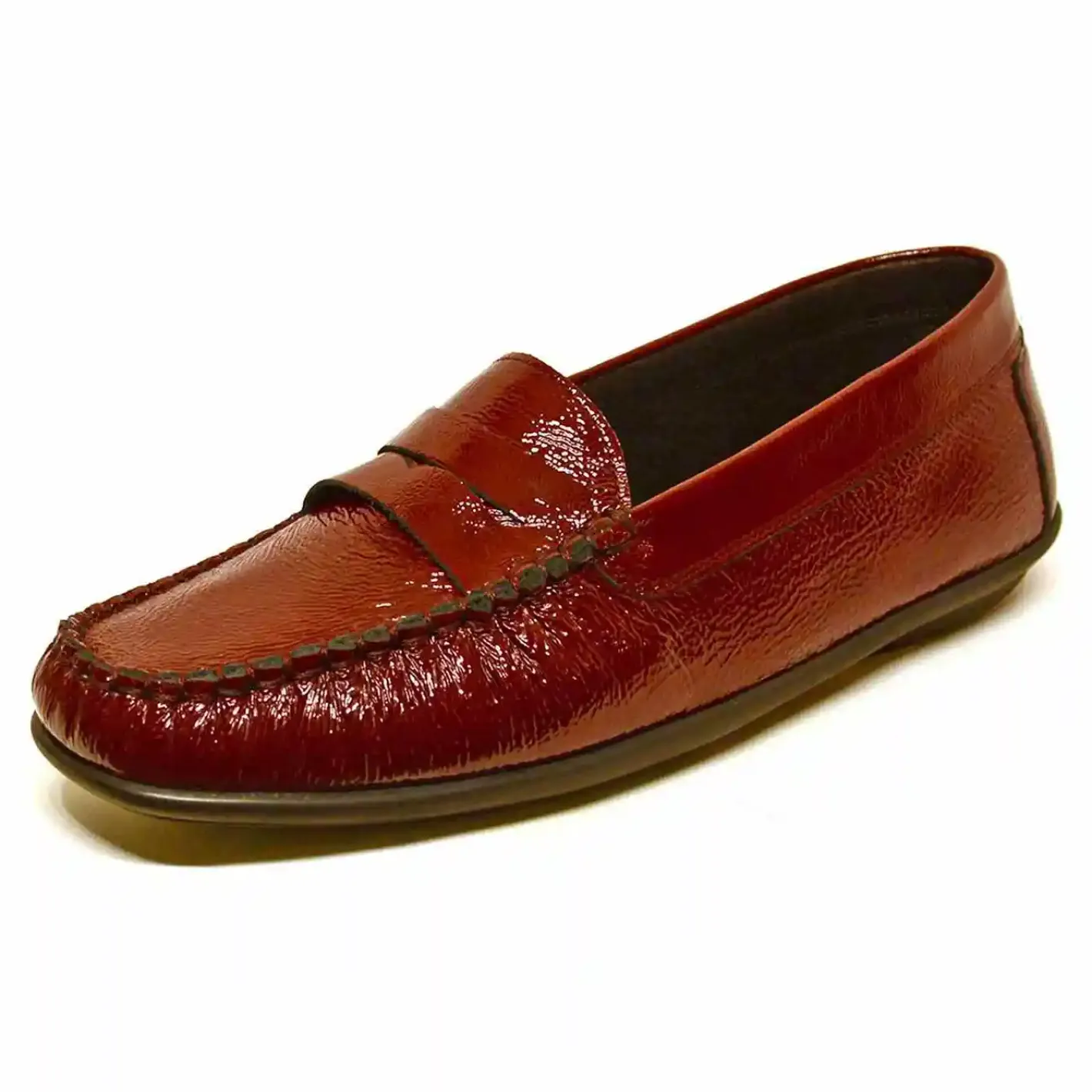 Sacapuce CABRA vernis bordeaux