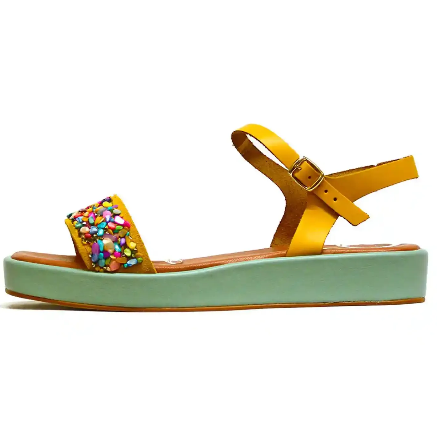 Sacapuce CHIARA bleu jaune