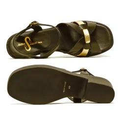 Sacapuce CHICA cuir noir platine