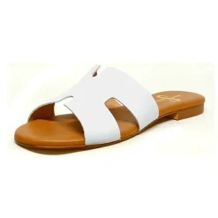 Sacapuce CLARICE cuir blanc