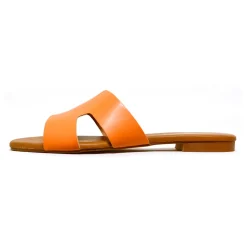 Sacapuce CLARICE cuir orange