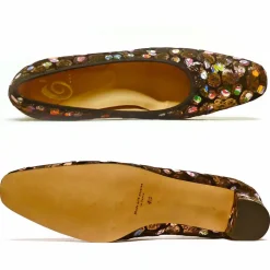 Sacapuce EMER velours noir multi