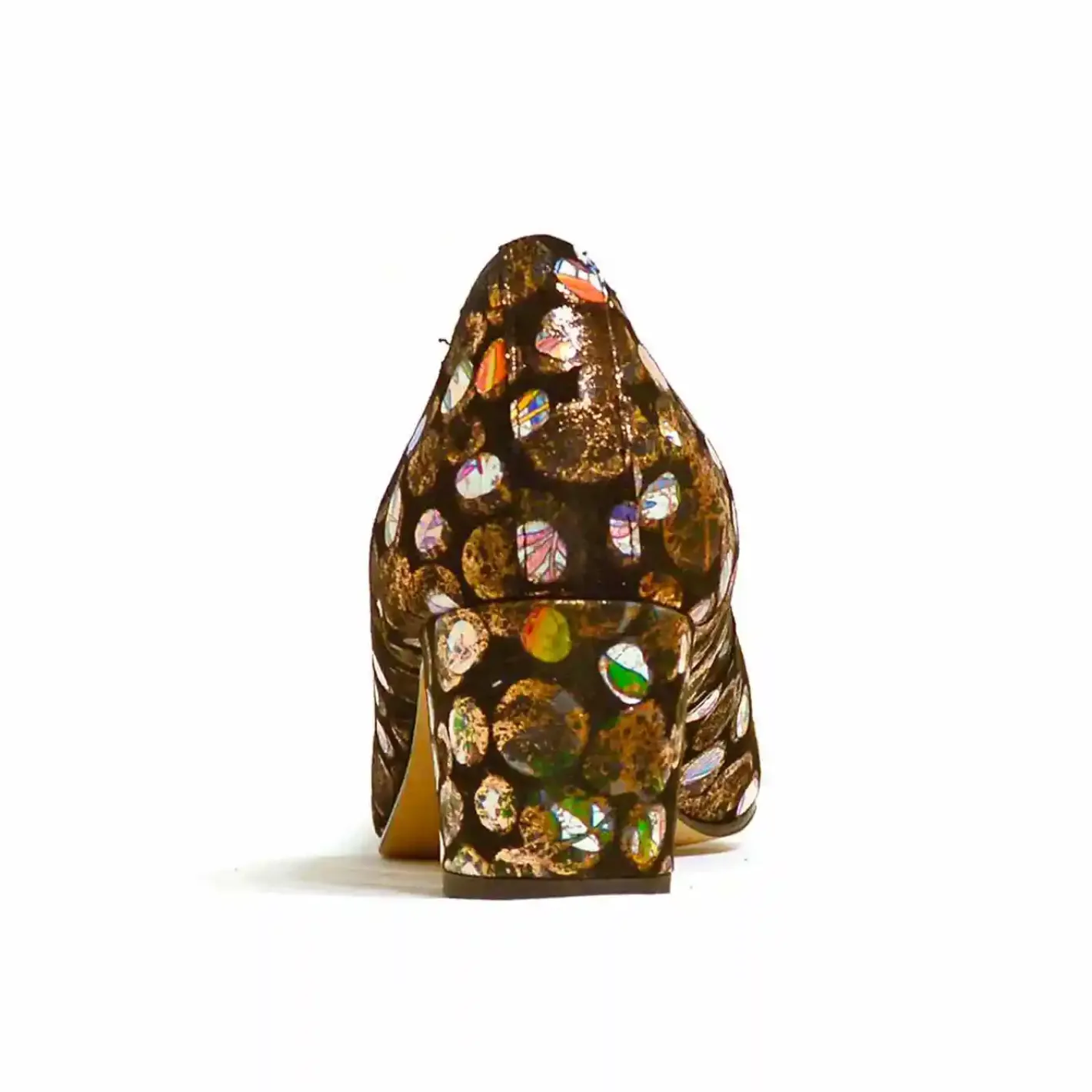 Sacapuce EMER velours noir multi