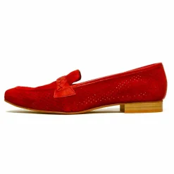Sacapuce ESTELA velours rouge