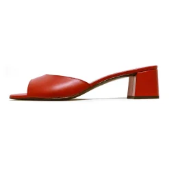 Sacapuce GAELLE cuir rouge