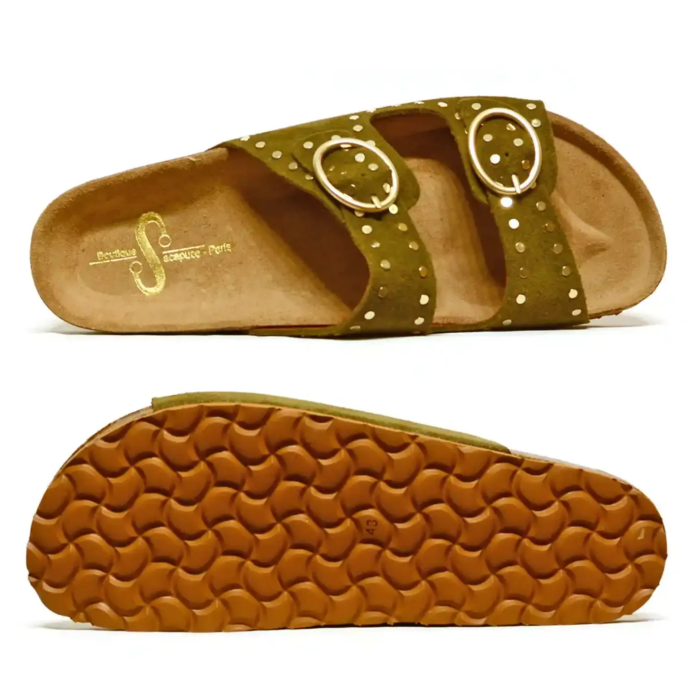 Sacapuce GARDEN velours kaki