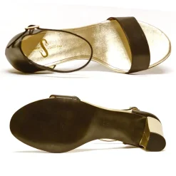 Sacapuce IDANA cuir noir platine