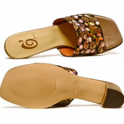 Sacapuce JENIFER cuir multi-noir