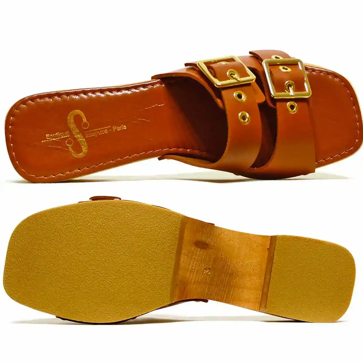 Sacapuce JULITA cuir marron