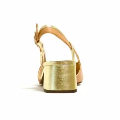 Sacapuce KATE cuir camel platine