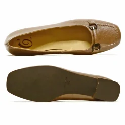 Sacapuce LARUSSO cuir verni taupe