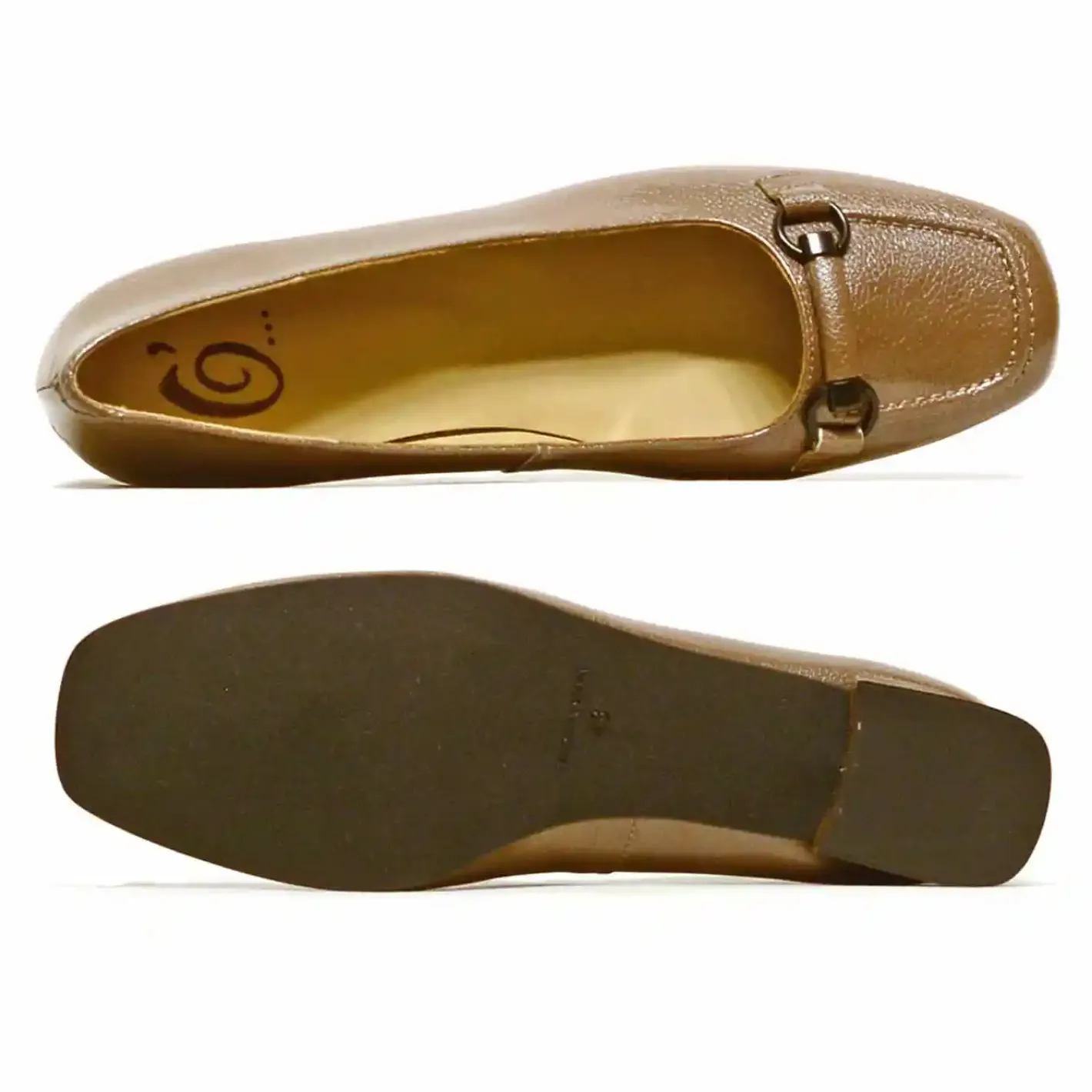 Sacapuce LARUSSO cuir verni taupe