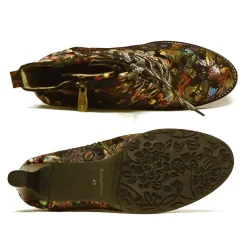 Sacapuce MADISON noir et fleurs