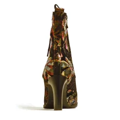 Sacapuce MADISON noir et fleurs