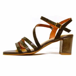 Sacapuce MALIBU croco verni  gris foncé