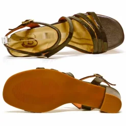 Sacapuce MALIBU croco verni gris foncé