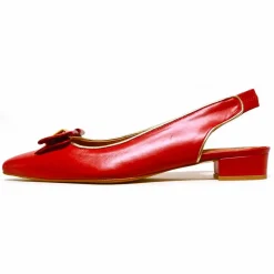 Sacapuce MILAO cuir rouge