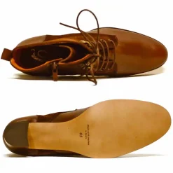 Sacapuce OFELIA cuir velours marron