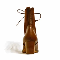 Sacapuce OFELIA cuir velours marron