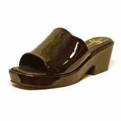 Sacapuce ONDAS cuir verni noir