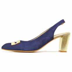 Sacapuce PALOMA velours bleu