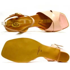 Sacapuce Pamela cuir rose