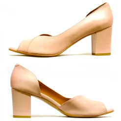Sacapuce Patricia cuir rose