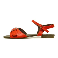 Sacapuce PILAR cuir rouge