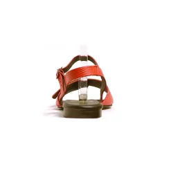 Sacapuce PILAR cuir rouge