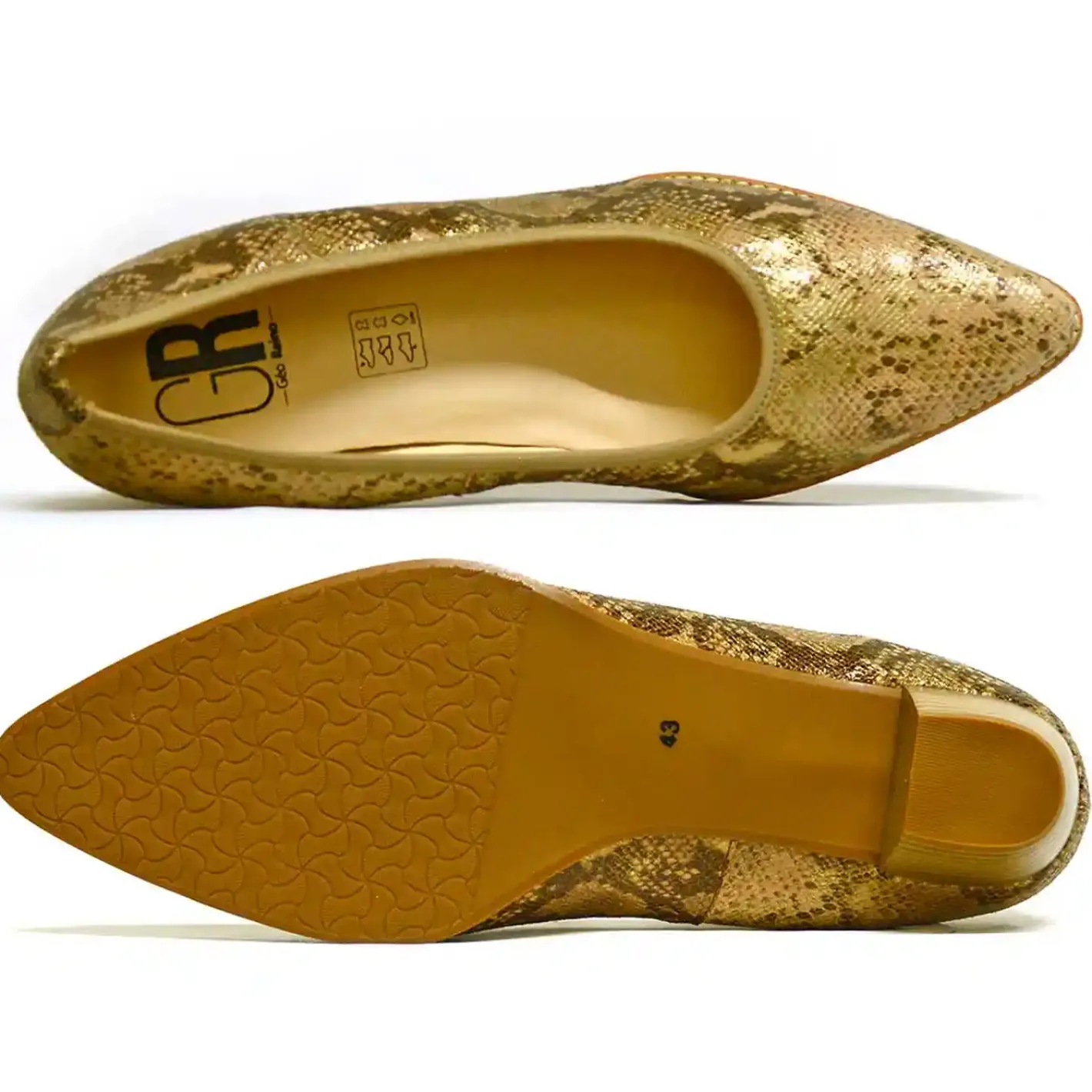 Sacapuce PORINO serpent gold
