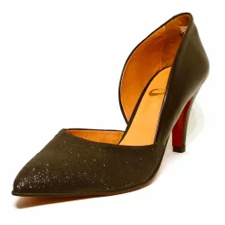 Sacapuce SANI cuir noir glitter