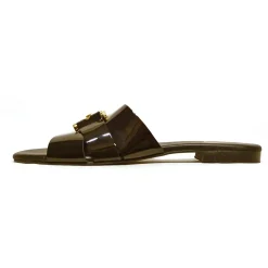 Sacapuce SANTA cuir verni noir