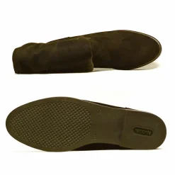 Sacapuce SHANONE cuir velours et stretch noir
