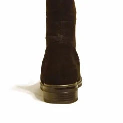 Sacapuce SHANONE cuir velours et stretch noir