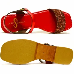 Sacapuce SOFINA rougemetal glitter