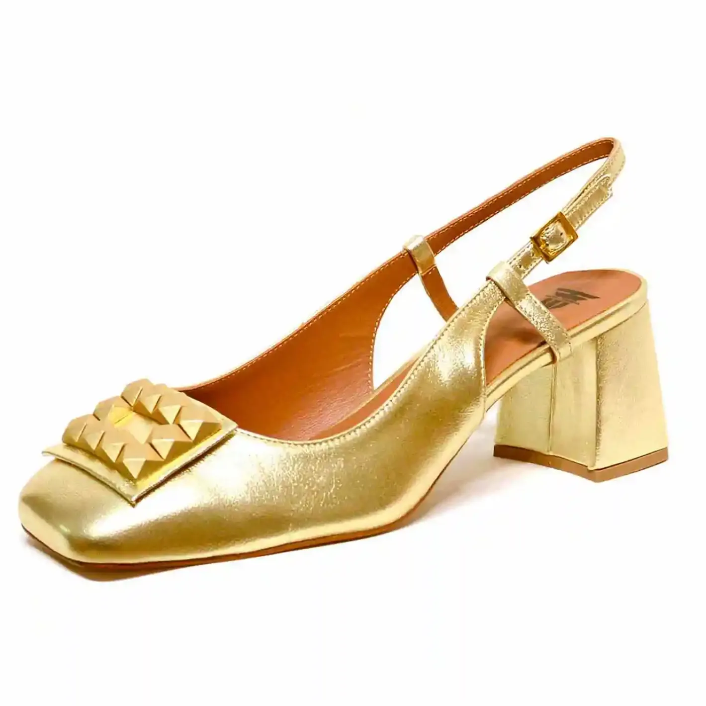 Sacapuce SORRENTE cuir platine