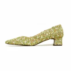 Sacapuce TANIA textile vert or