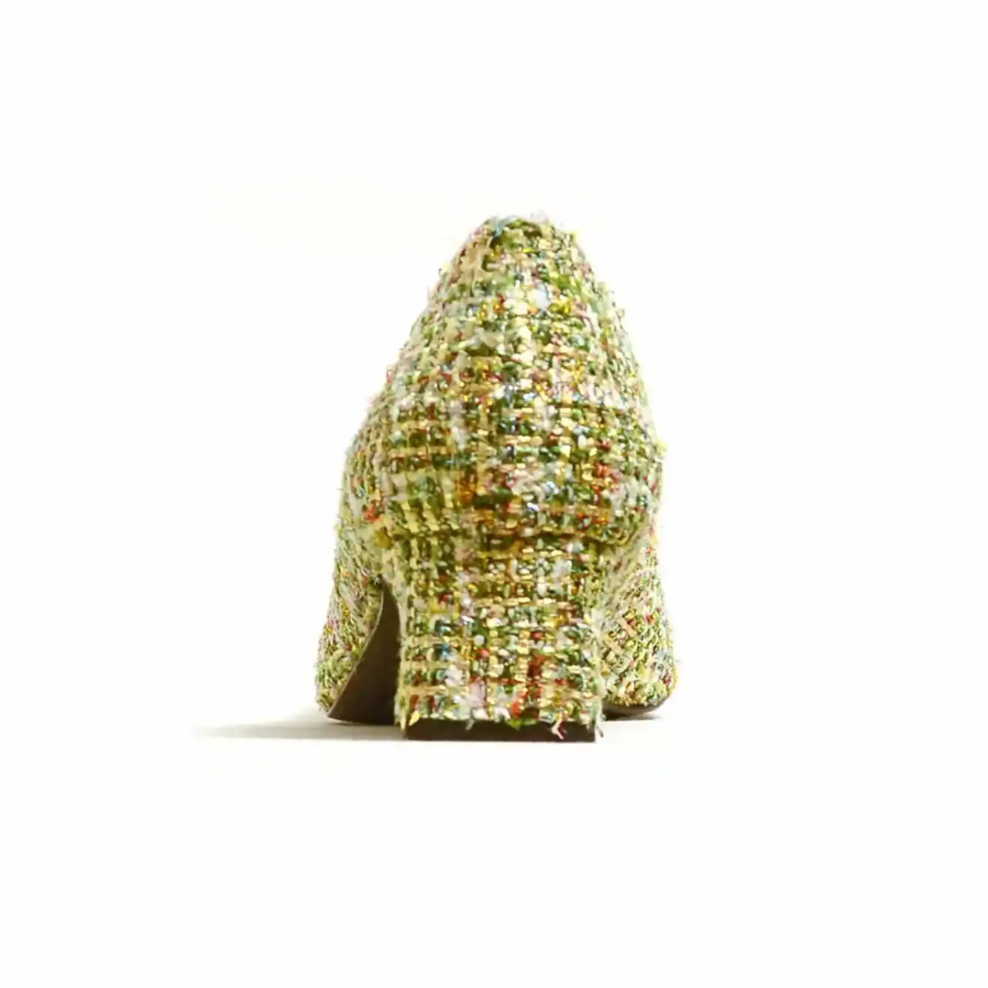 Sacapuce TANIA textile vert or