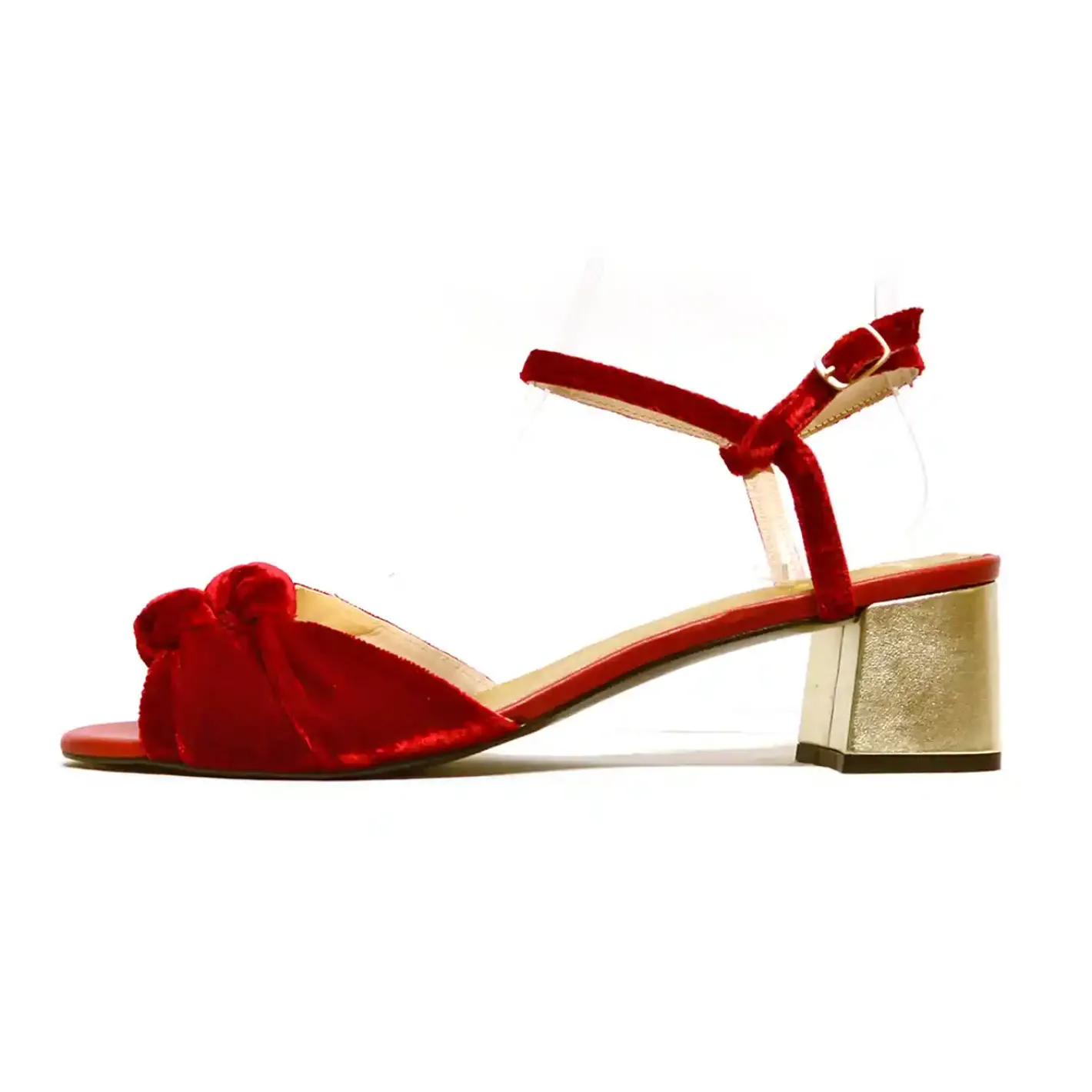 Sacapuce TRICIA velours rouge