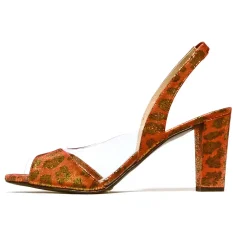 Sacapuce VICTORINE mica rouge or