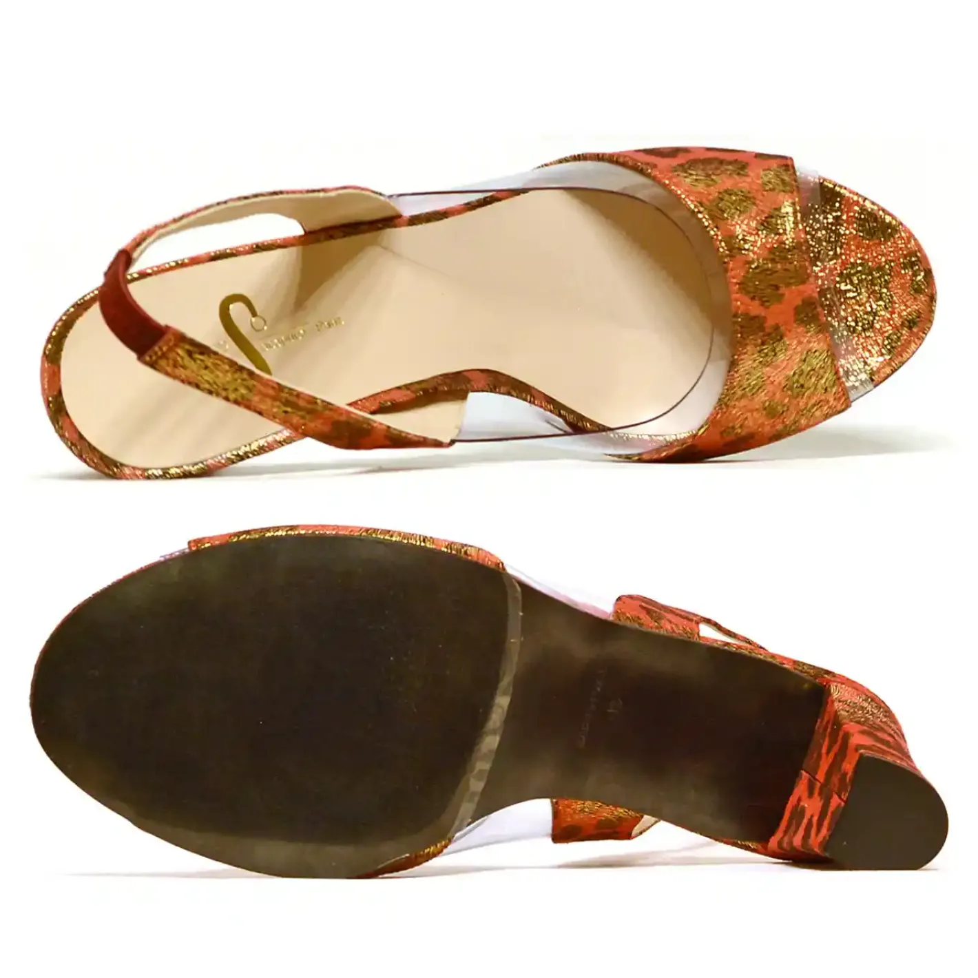 Sacapuce VICTORINE mica rouge or